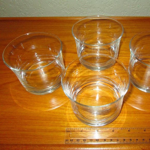Fine Glass Dessert Glasses - Set of Four - Picture 2 of 8